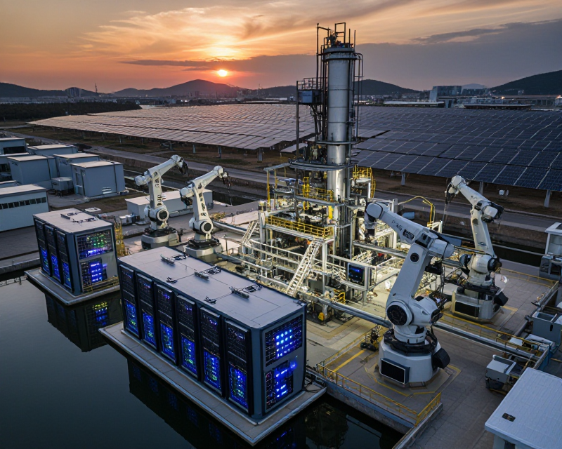 Futuristic Saemangeum Industrial Complex