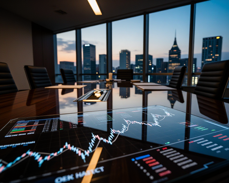 Corporate Financial Growth Concept