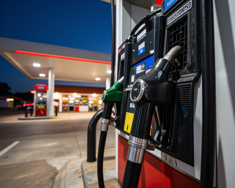 American Gas Station Atmosphere