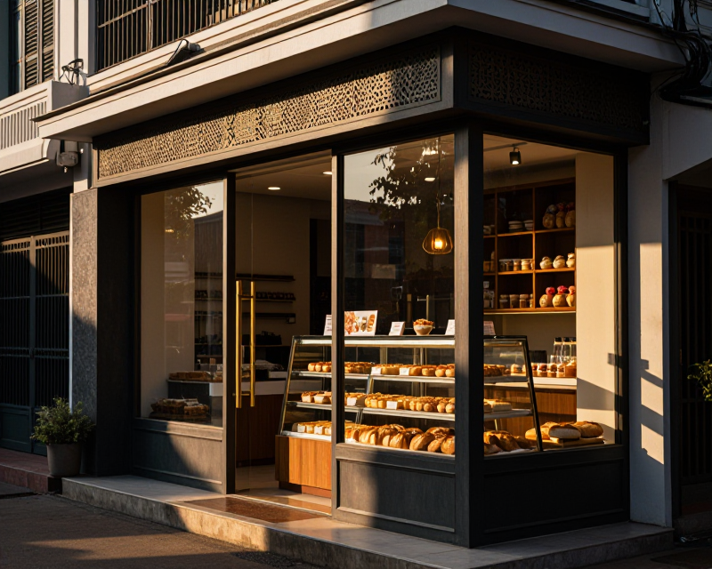 Modern Bakery in Laos