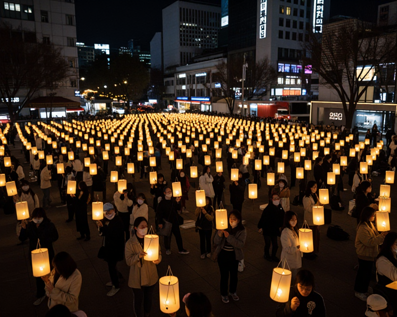 Symbolic Light Revolution in Korea