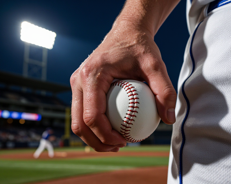 Baseball Pitcher Focus