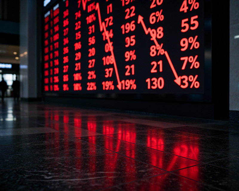 Stock Market Crash Visual