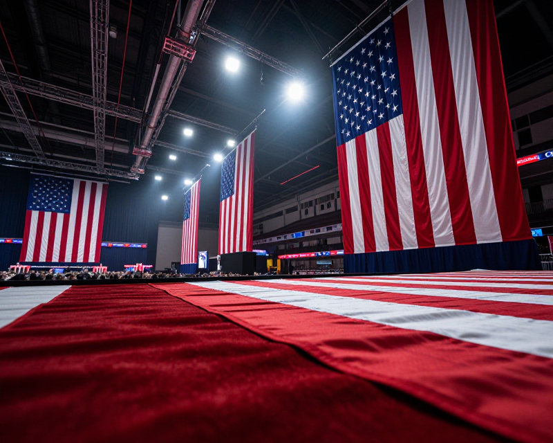Political Convention Atmosphere