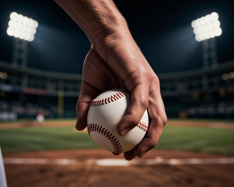 Baseball Pitcher Focus