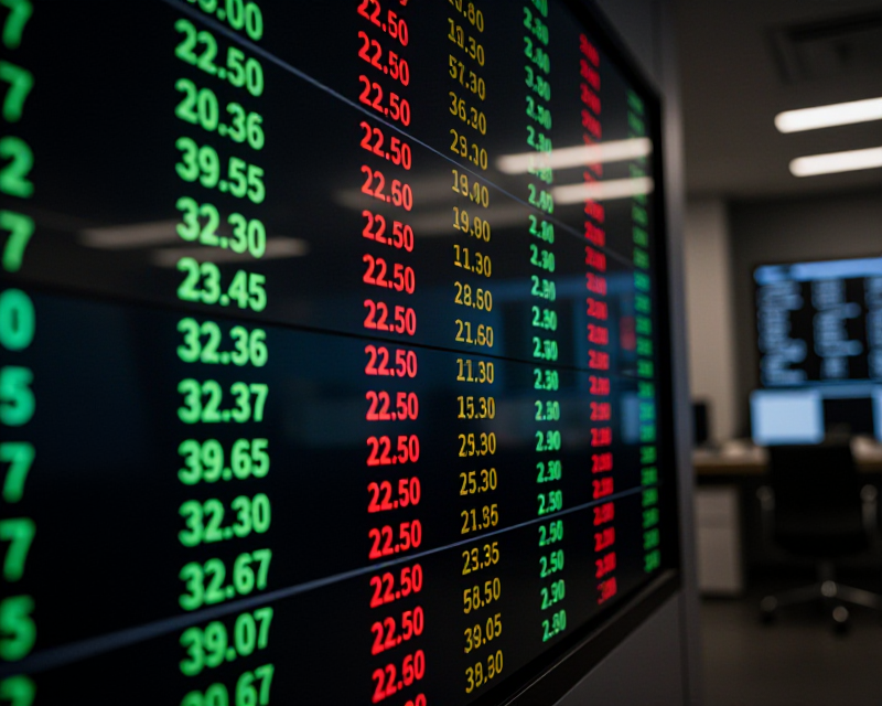 Digital Stock Market Display