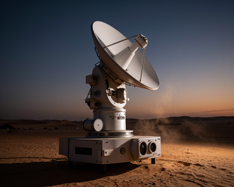 Advanced Radar System in UAE Desert