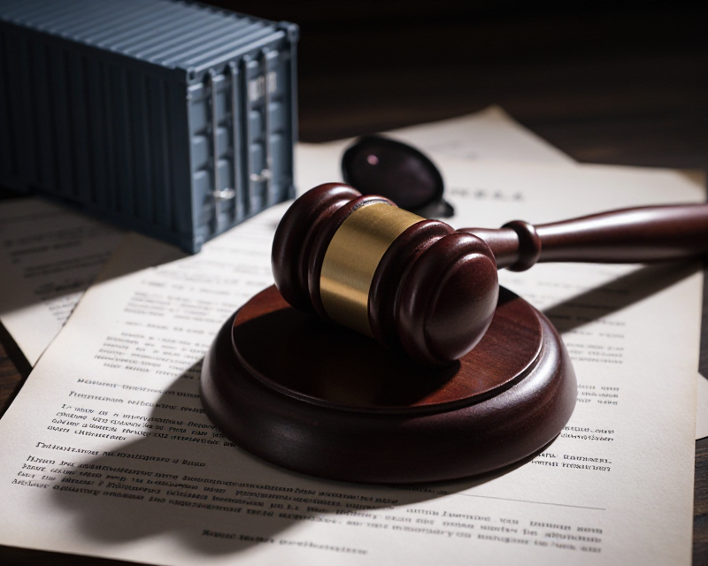 Trade Lawsuit Concept
